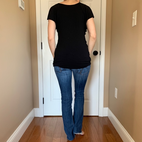 GORG AGB RUFFLE TOP WORN ONCE - Picture 2 of 6